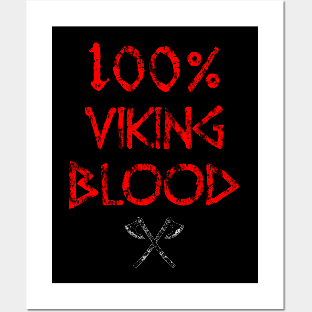 Viking Blood Wall Art by Scar
